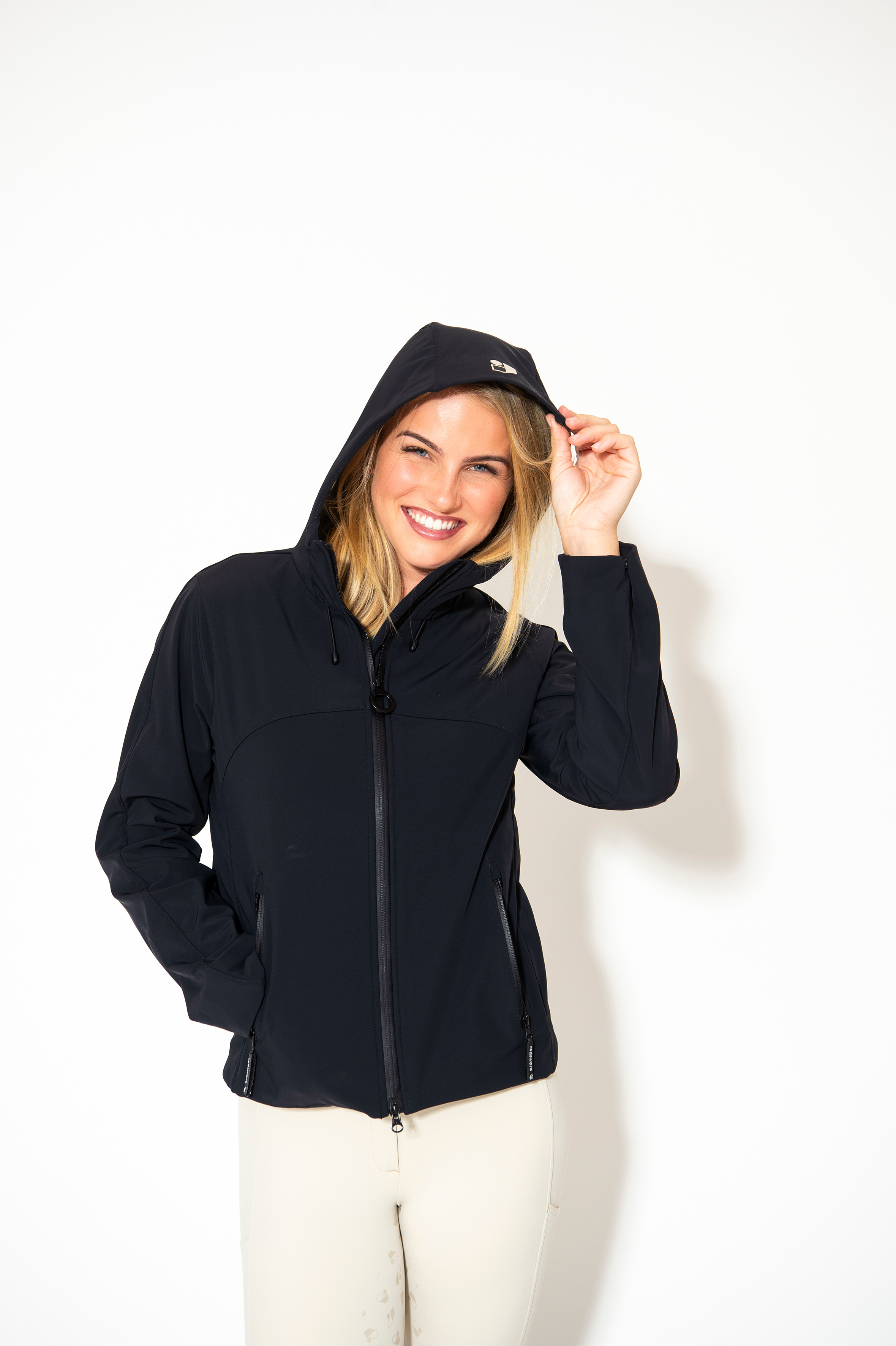 Fleur jacket – Black, studio photograph 3